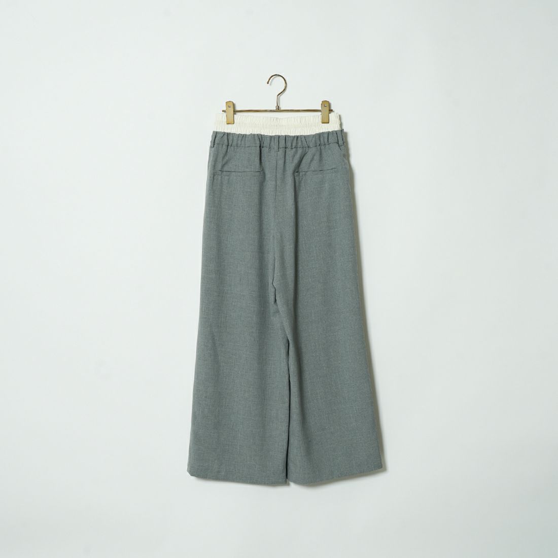 Jeans Factory Clothes [ジーンズファクトリークローズ] ダブルウエストパンツ [21241061] 001 Lｸﾞﾚｰ