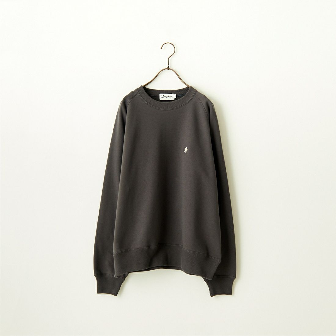 Gymphlex [ジムフレックス] スウィングスリーブ クルーネックプルオーバー [GY-C0292TCA] CHARCOAL