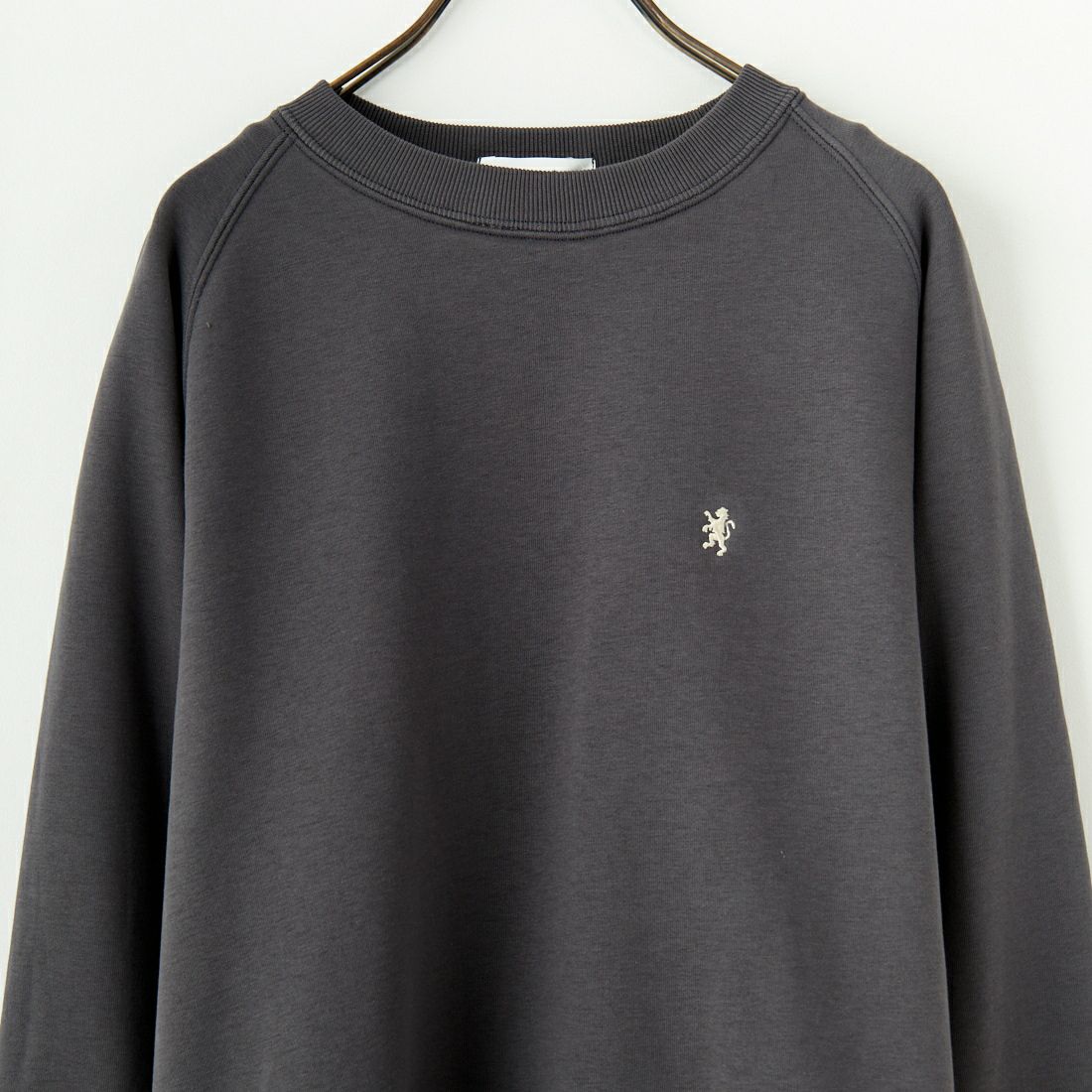Gymphlex [ジムフレックス] スウィングスリーブ クルーネックプルオーバー [GY-C0292TCA] CHARCOAL