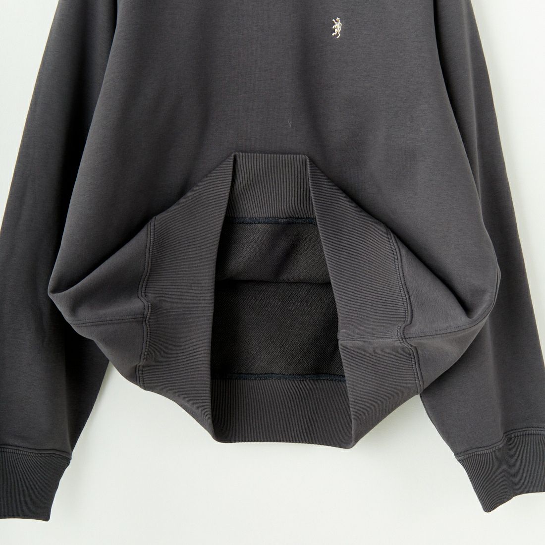 Gymphlex [ジムフレックス] スウィングスリーブ クルーネックプルオーバー [GY-C0292TCA] CHARCOAL
