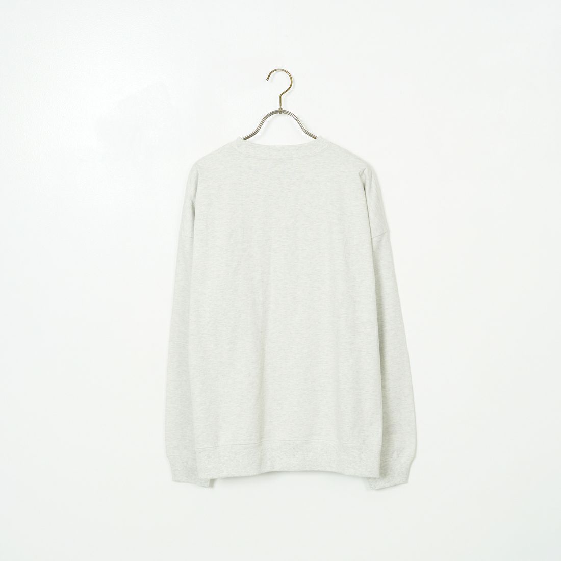 Gymphlex [ジムフレックス] ロゴ刺繍 ロングスリーブTシャツ [GY-C0102HWJ] H.LT.GREY