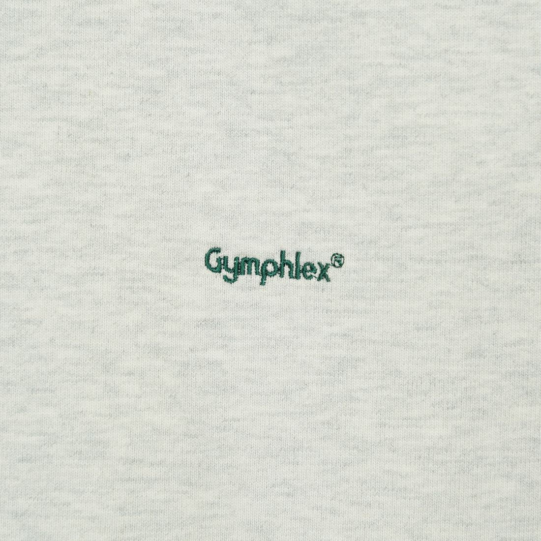 Gymphlex [ジムフレックス] ロゴ刺繍 ロングスリーブTシャツ [GY-C0102HWJ] H.LT.GREY