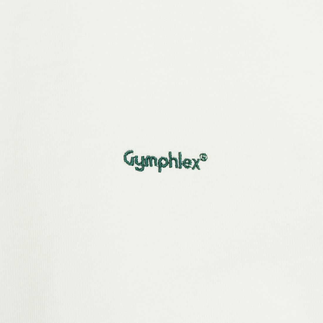 Gymphlex [ジムフレックス] ロゴ刺繍 ロングスリーブTシャツ [GY-C0102HWJ] OFF WHITE