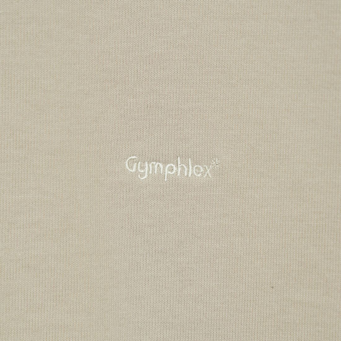 Gymphlex [ジムフレックス] ロゴ刺繍 ロングスリーブTシャツ [GY-C0102HWJ] GREIGE