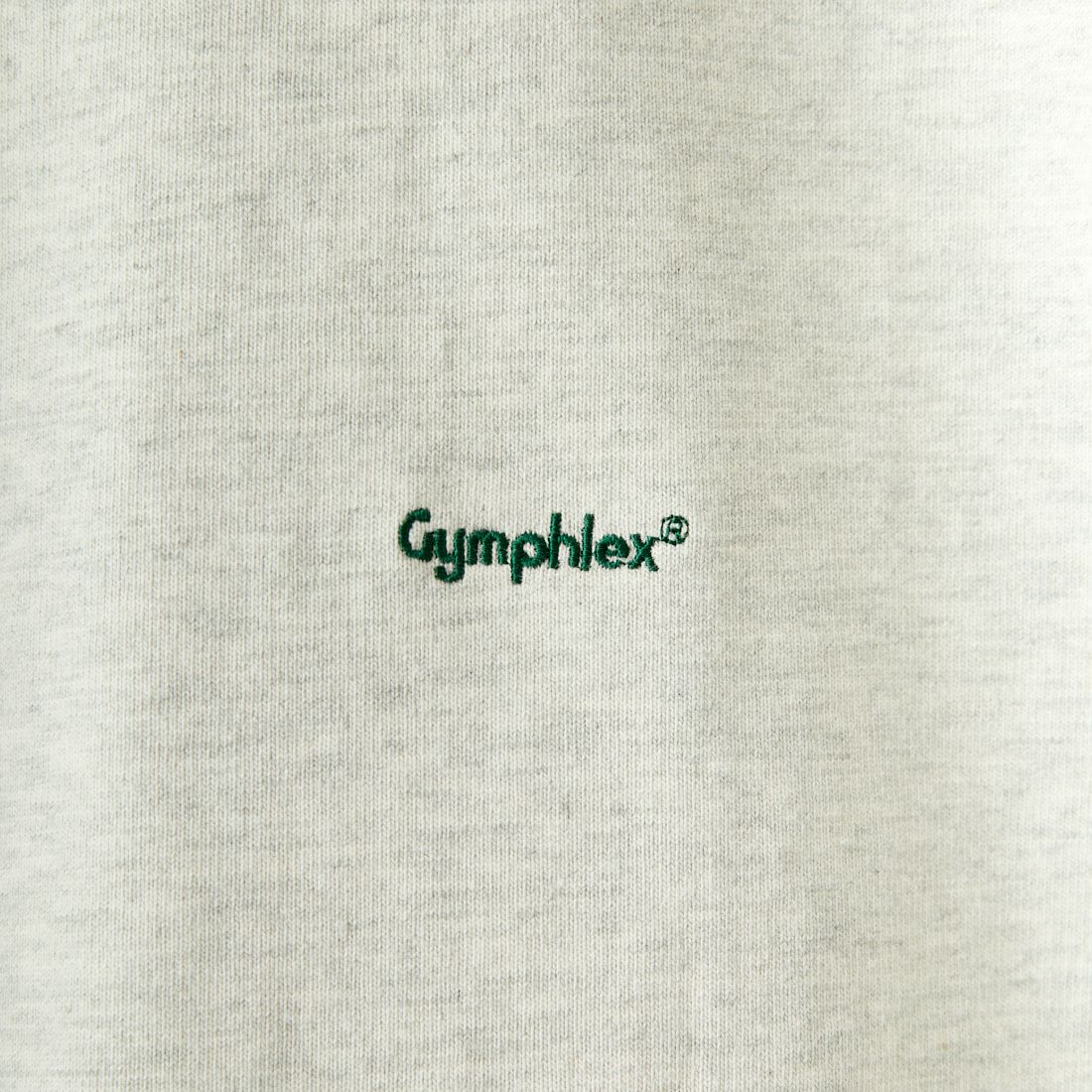 Gymphlex [ジムフレックス] ロゴ刺繍 ロングスリーブTシャツ [GY-C0102HWJ] H.LT.GREY