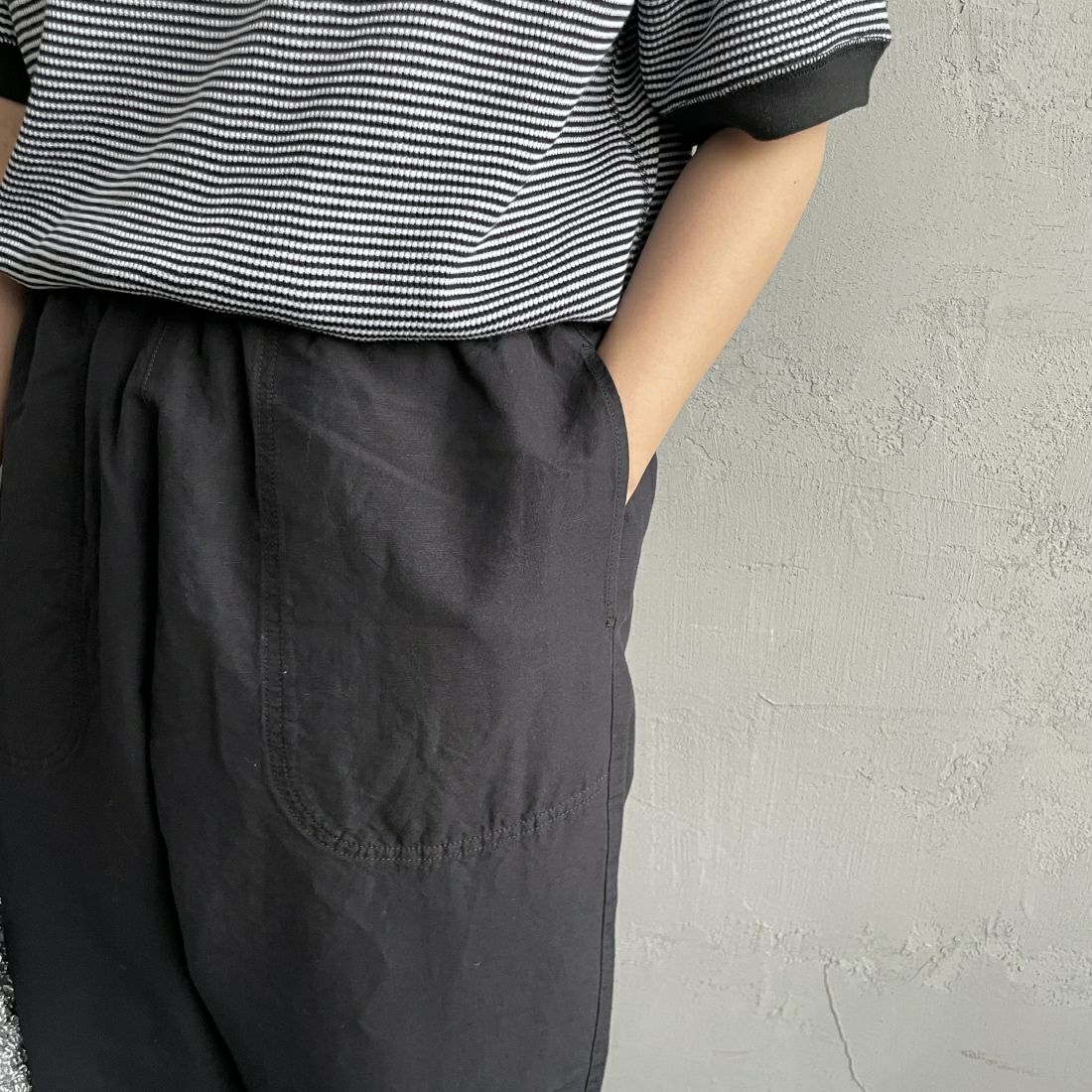 DANTON [ダントン] イージーパンツ [JD-2540WEL] BLACK