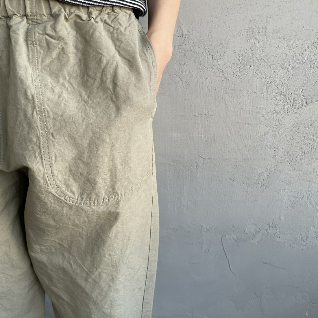 DANTON [ダントン] イージーパンツ [JD-2540WEL] OLIVE