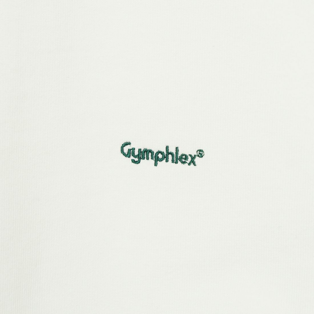 Gymphlex [ジムフレックス] ロゴ刺繍 ロングスリーブTシャツ [GY-C0102HWJ] OFF WHITE