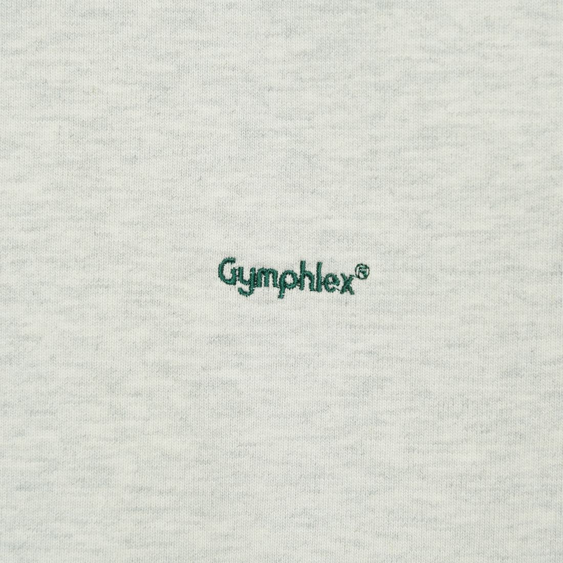 Gymphlex [ジムフレックス] ロゴ刺繍 ロングスリーブTシャツ [GY-C0102HWJ] H.LT.GREY
