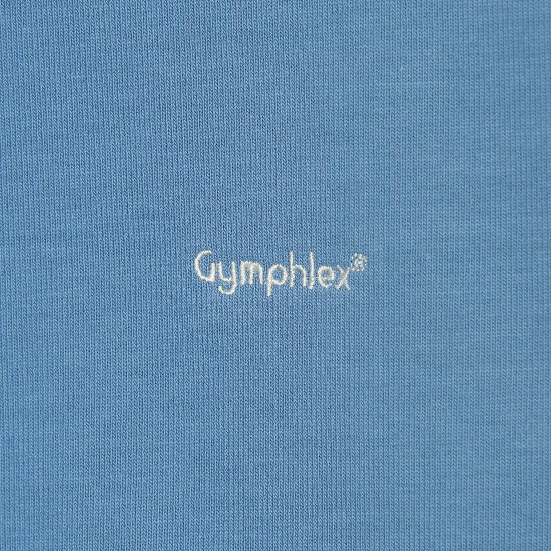 Gymphlex [ジムフレックス] ロゴ刺繍 ロングスリーブTシャツ [GY-C0102HWJ] LT.BLU GRY