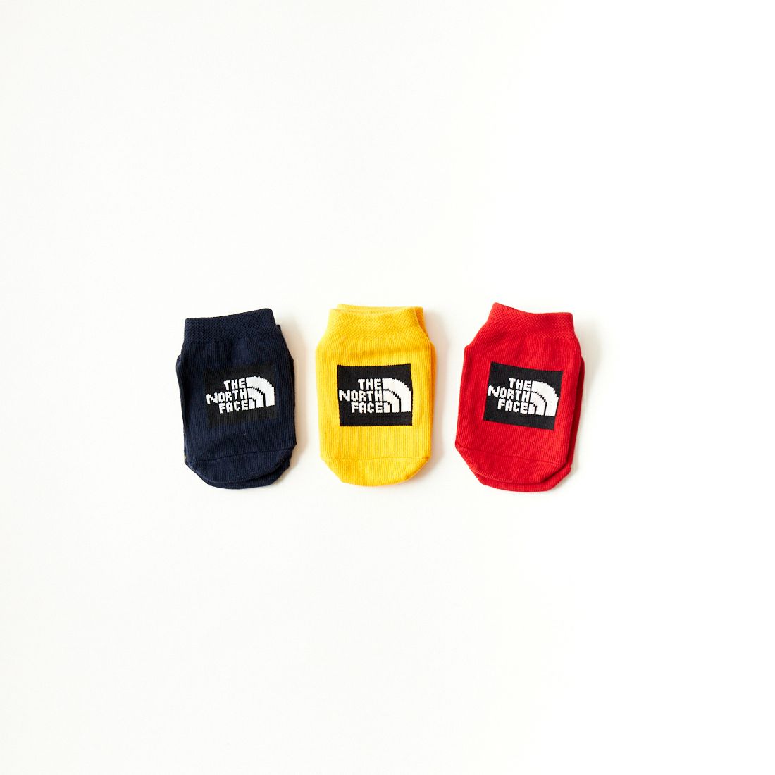 THE NORTH FACE [ザ ノースフェイス] ベビー オーガニック3Pソックス [NNB82313] YR