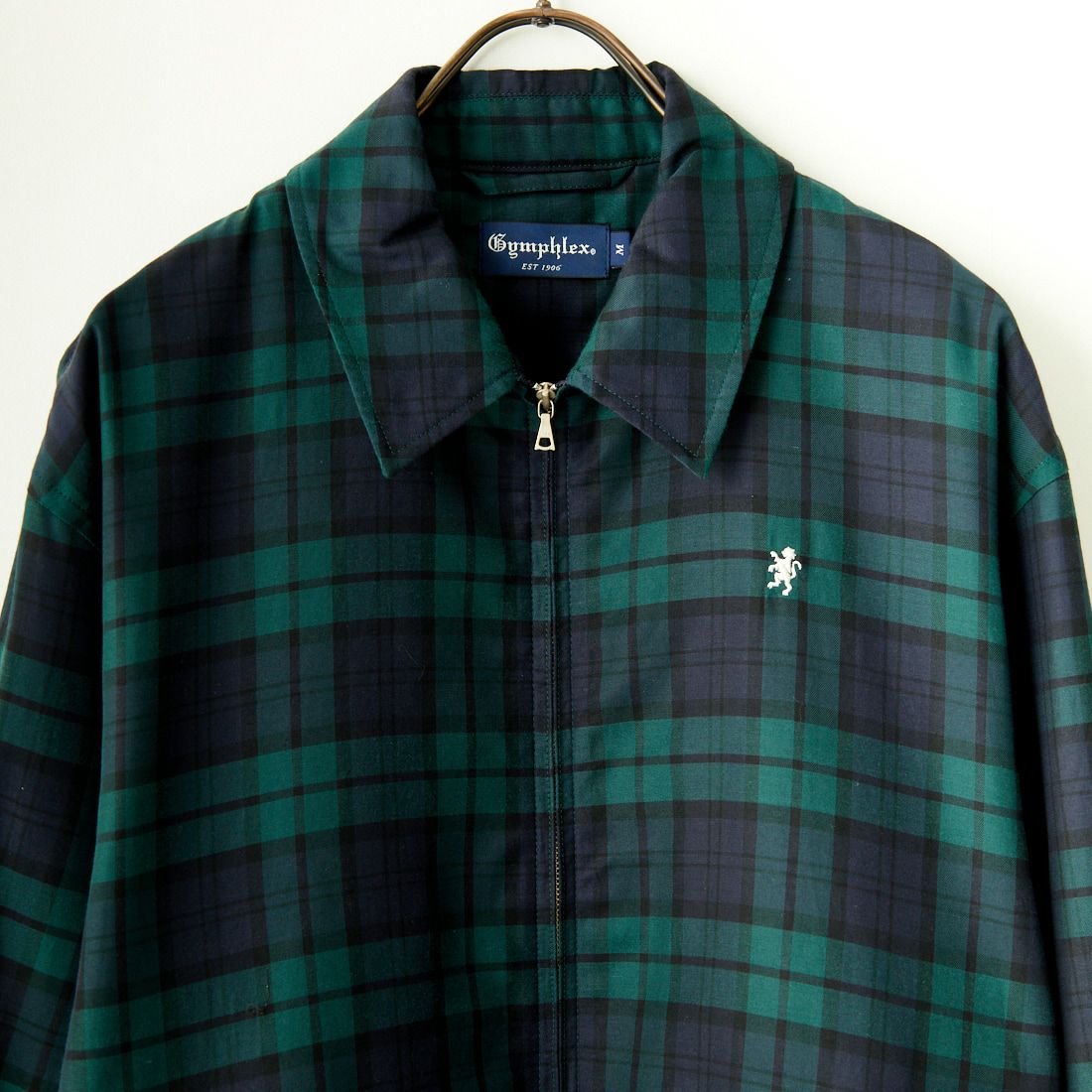 Gymphlex [ジムフレックス] ジップジャケット [GY-A0499CCW] NAVY CHECK