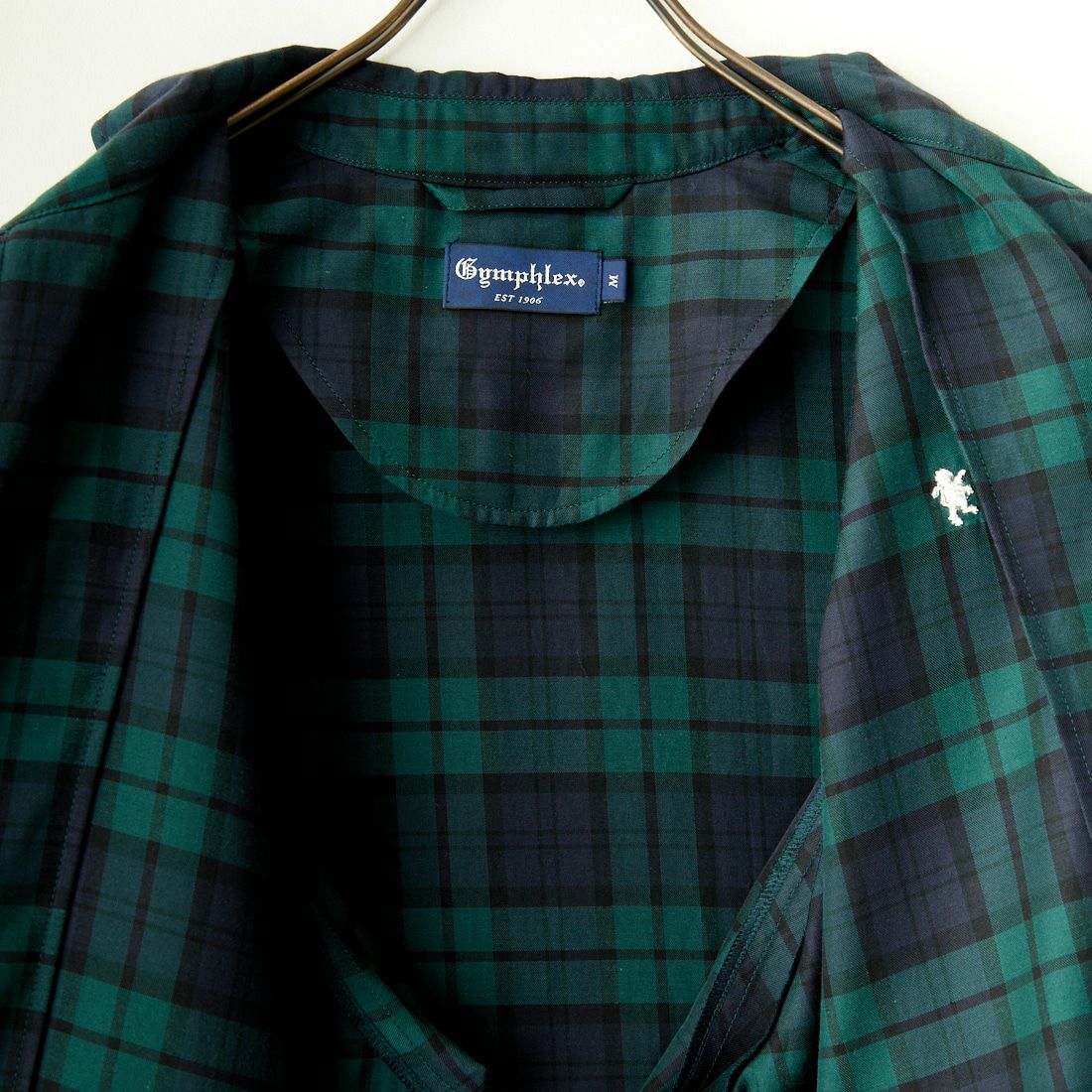 Gymphlex [ジムフレックス] ジップジャケット [GY-A0499CCW] NAVY CHECK