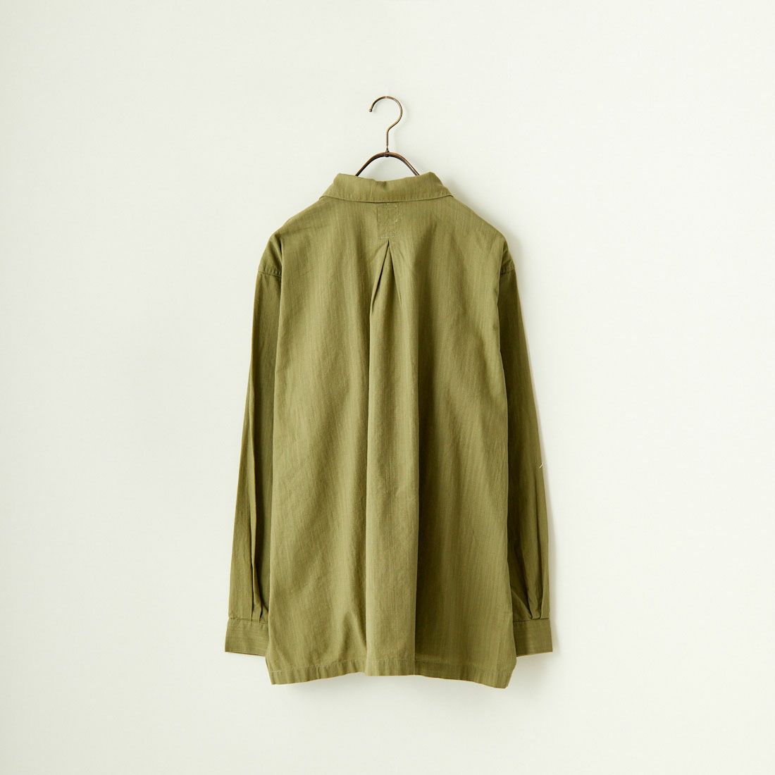 ARMY TWILL SANFORIZED [アーミーツイル サンフォライズド] コットンスラブ プルオーバーシャツ [AM-2417005] KHAKI