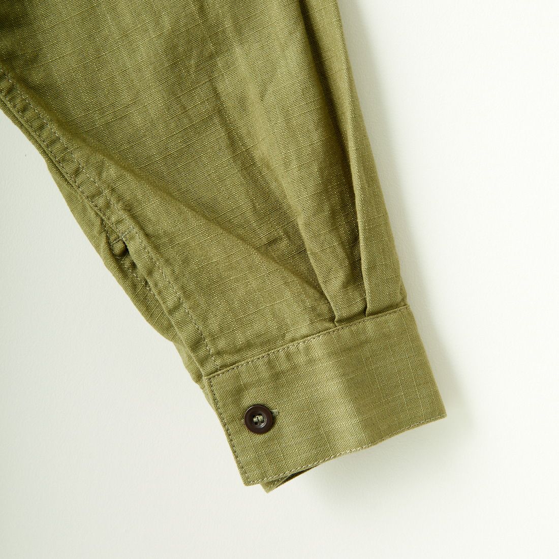 ARMY TWILL SANFORIZED [アーミーツイル サンフォライズド] コットンスラブ プルオーバーシャツ [AM-2417005] KHAKI