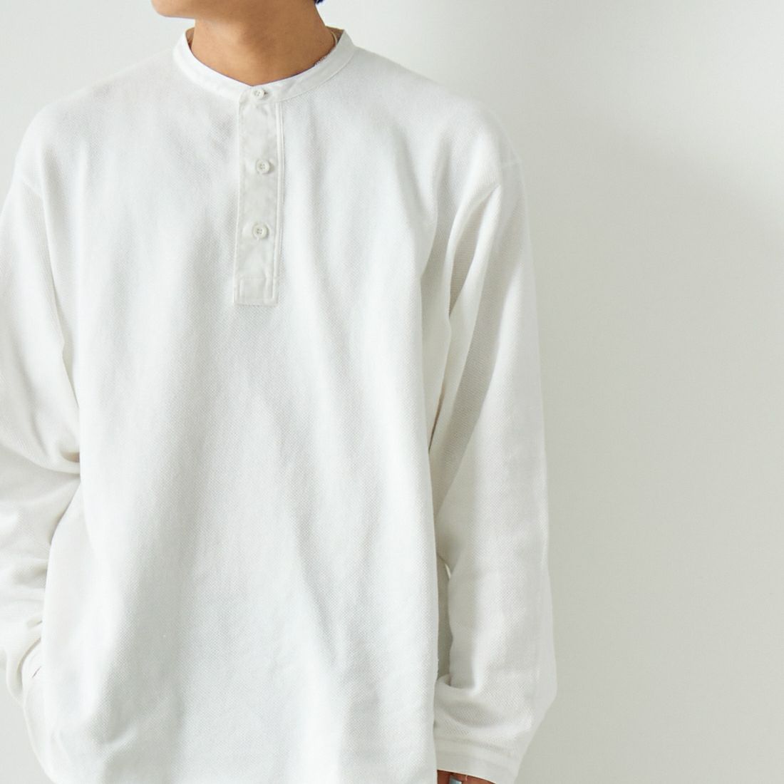 ARMY TWILL SANFORIZED [アーミーツイル サンフォライズド] モスステッチ スリーピングシャツ [AM-2413001] WHITE