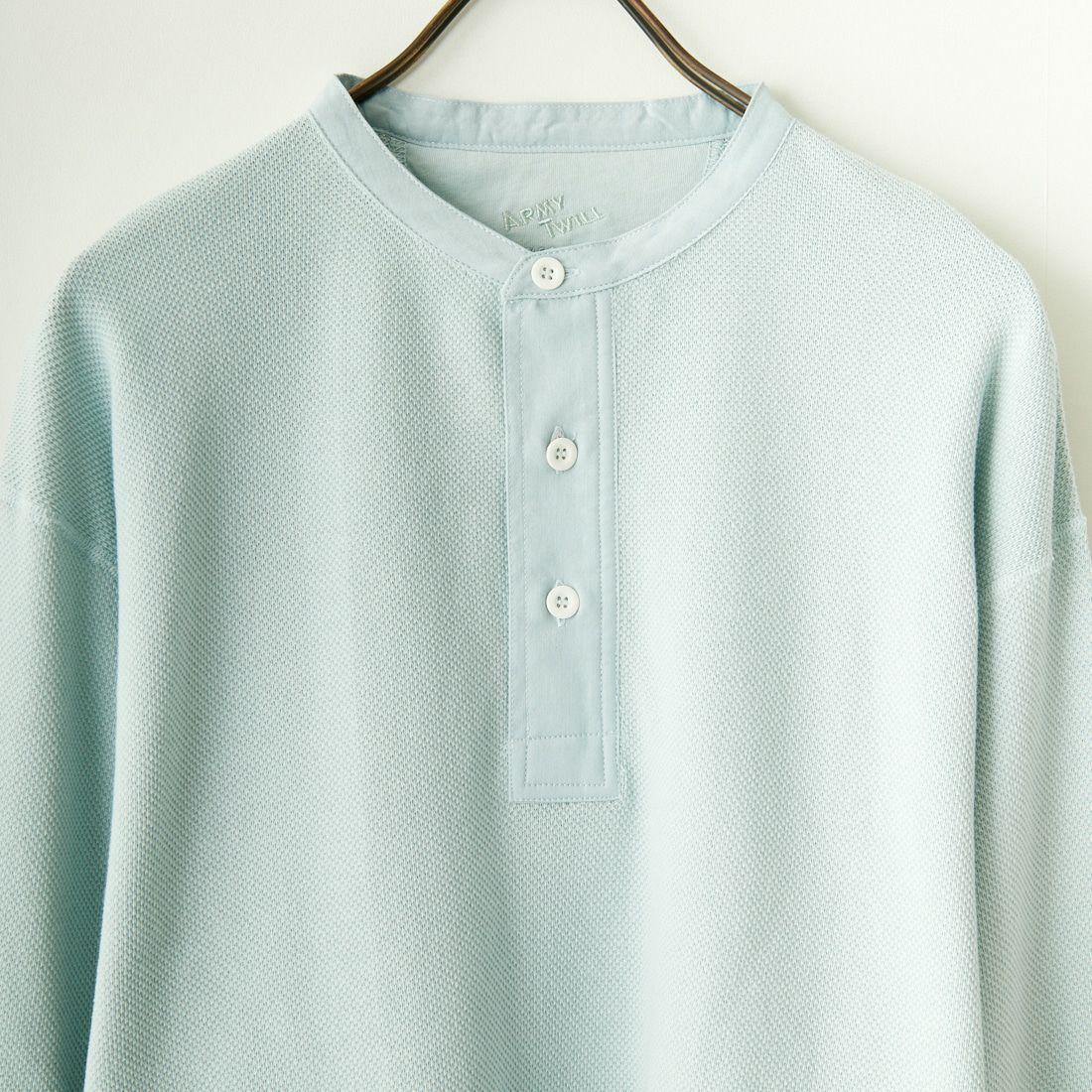 ARMY TWILL SANFORIZED [アーミーツイル サンフォライズド] モスステッチ スリーピングシャツ [AM-2413001] BLUE