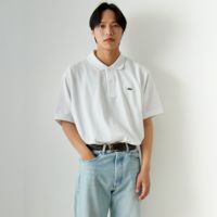 001 WHITE&&モデル身長：179cm 着用サイズ：8&&