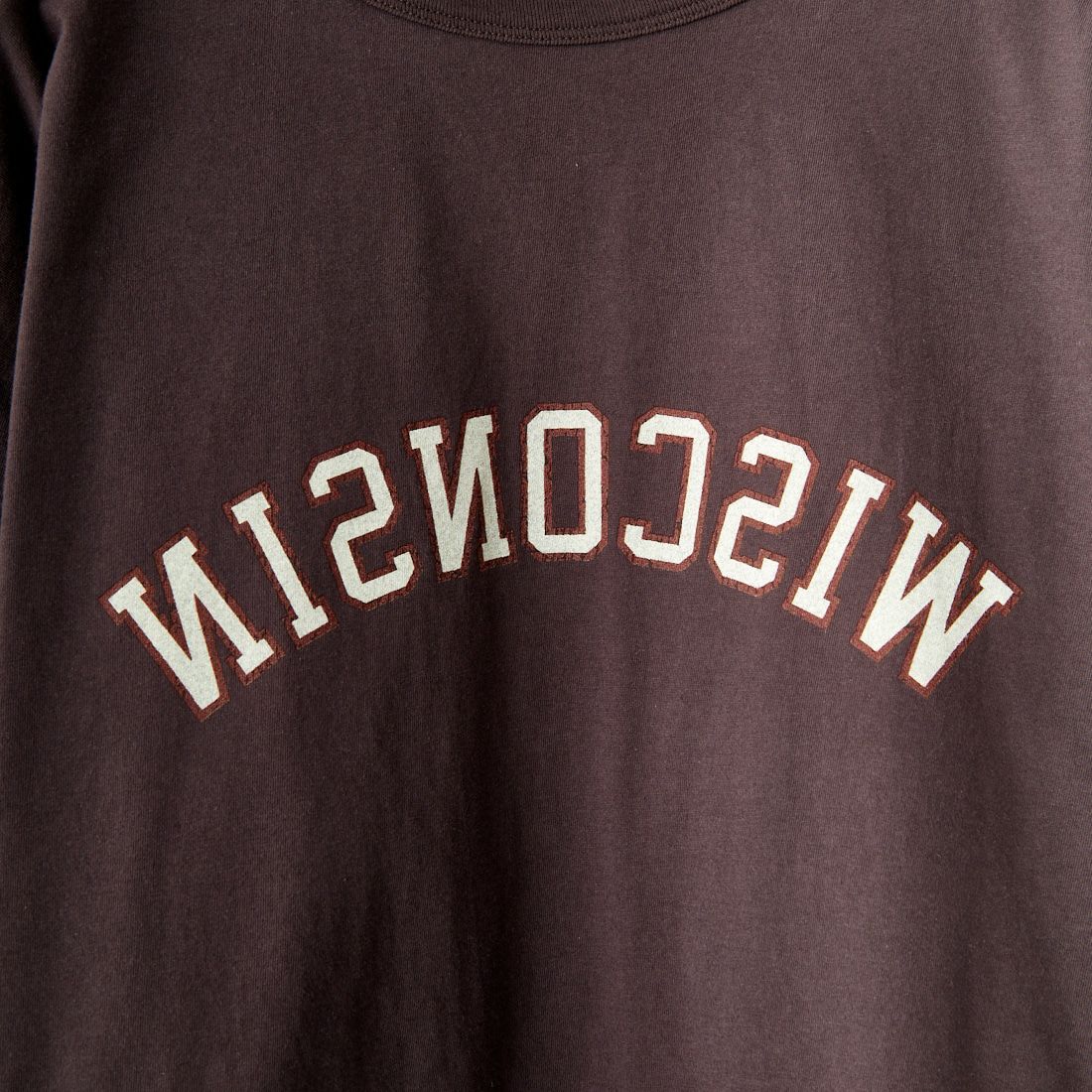 St.Johns 3rd club [セントジョンズサードクラブ] WISCONSIN Tシャツ [SJ24-06L] DK.BRN/CRM