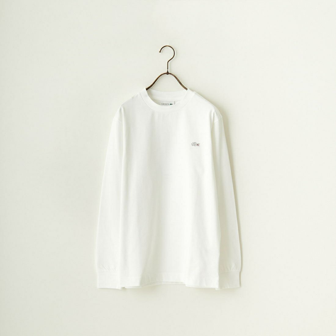 LACOSTE [ラコステ] ベーシックロングスリーブTシャツ [TH5583] 001 WHITE