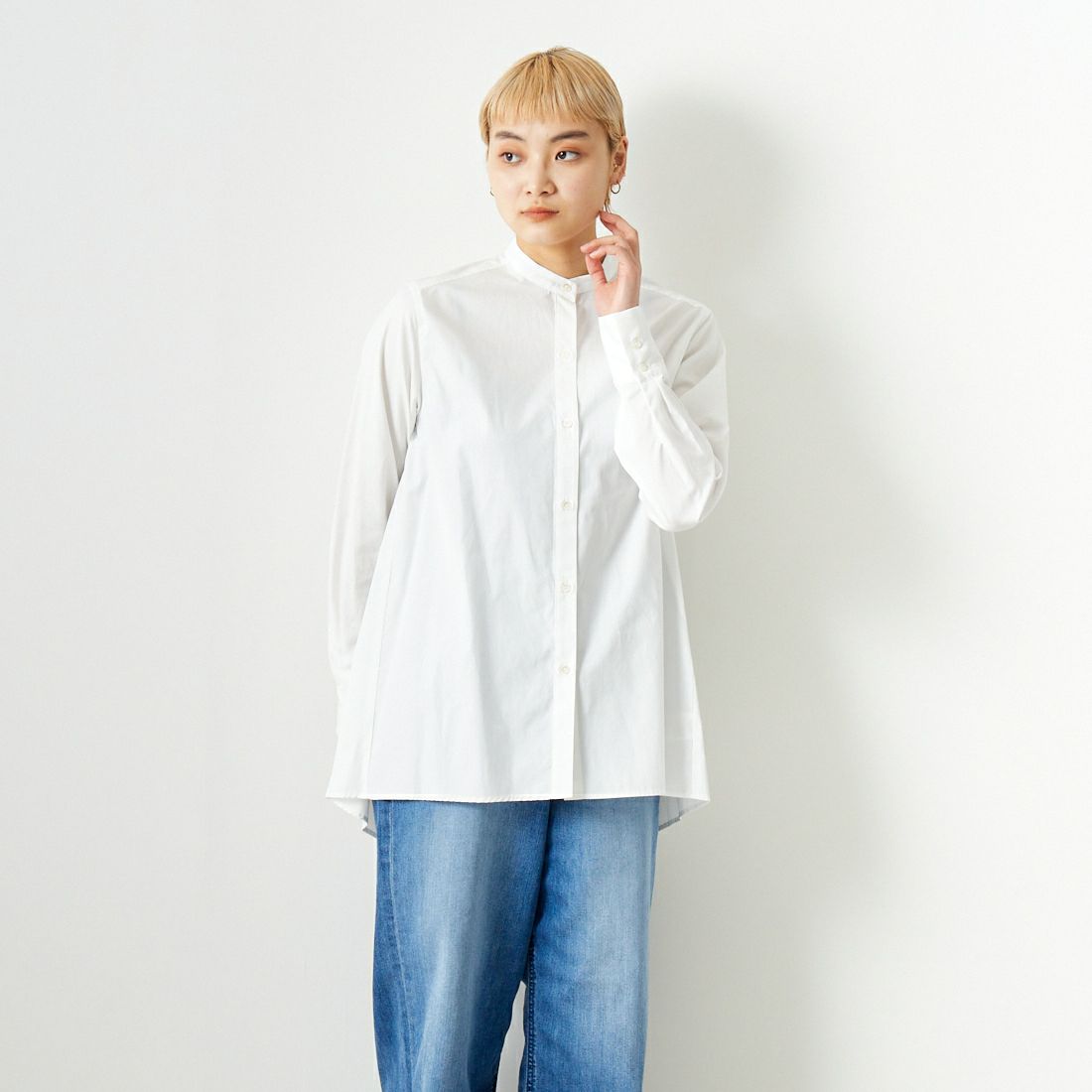 WHITE&&モデル身長：160cm 着用サイズ：F&&