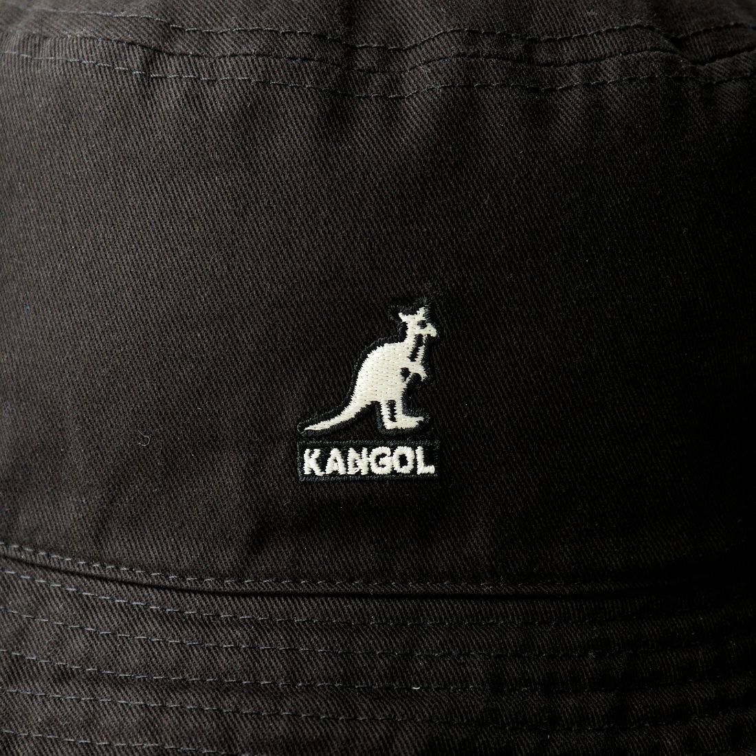 KANGOL [カンゴール] ウォッシュド バケットハット [230069602] 01 BLACK