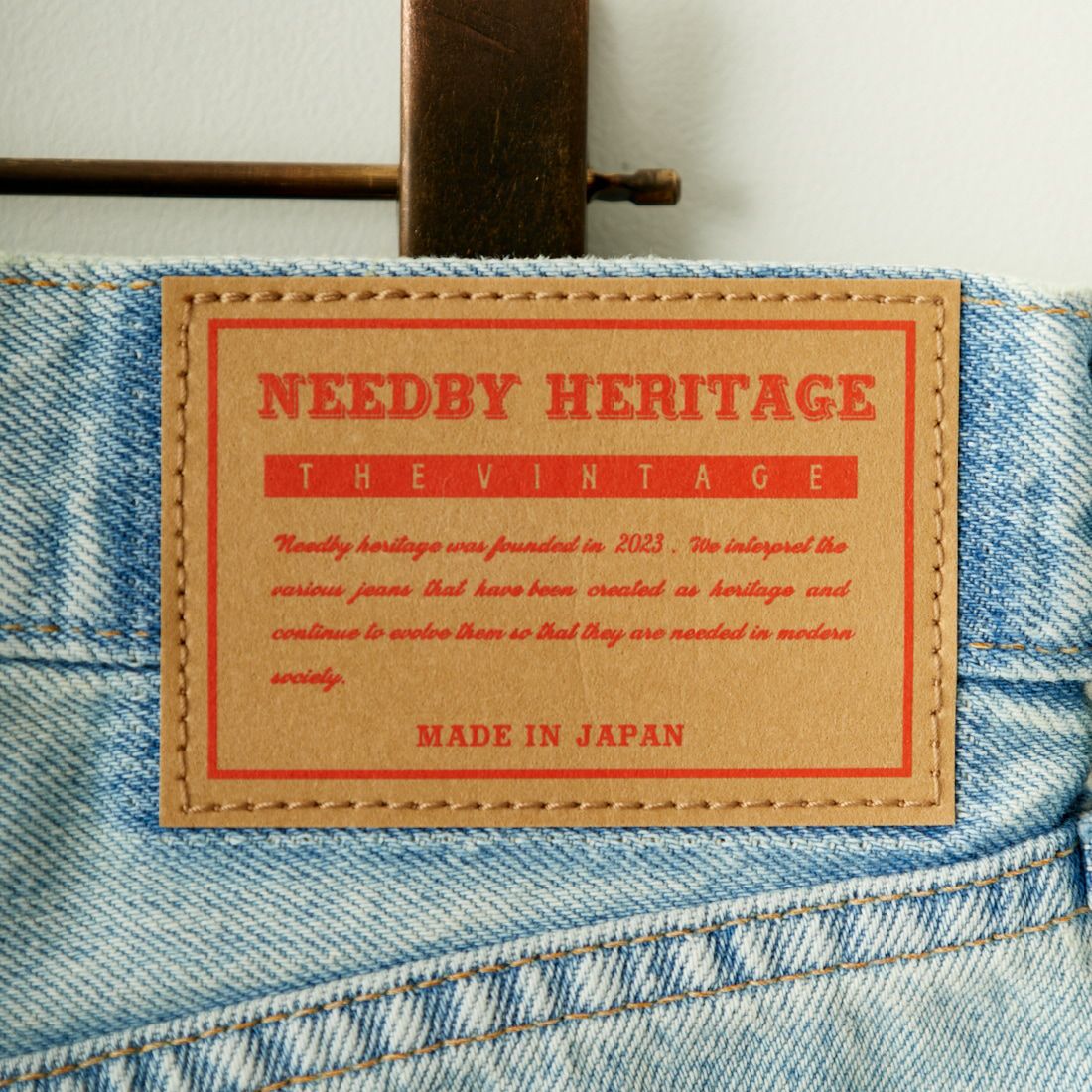 NEEDBY heritage [ニードバイヘリテージ] NO.5 ストレートデニム [N1V7V013730Y] 30Y