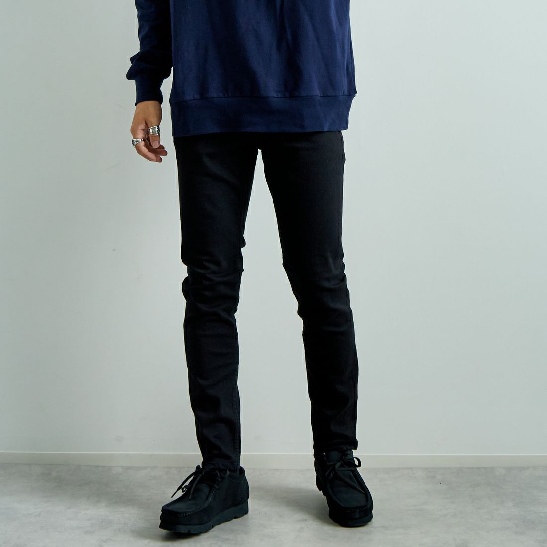 BLK&&モデル身長：179cm 着用サイズ：29&&