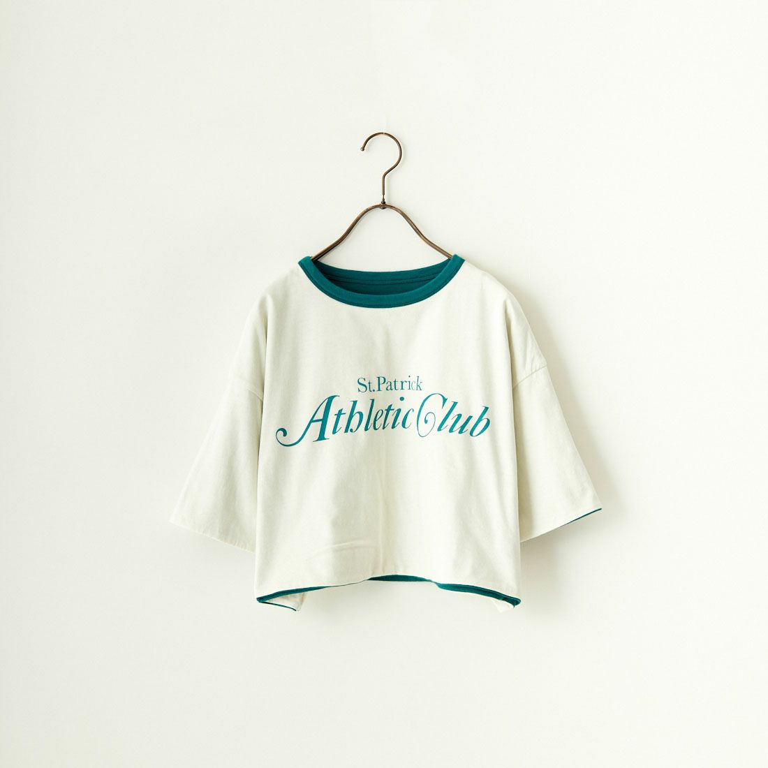 St.Johns 3rd club [セントジョンズサードクラブ] C.N Athletic Club Tシャツ [SJ24-04S] GRN/CRM