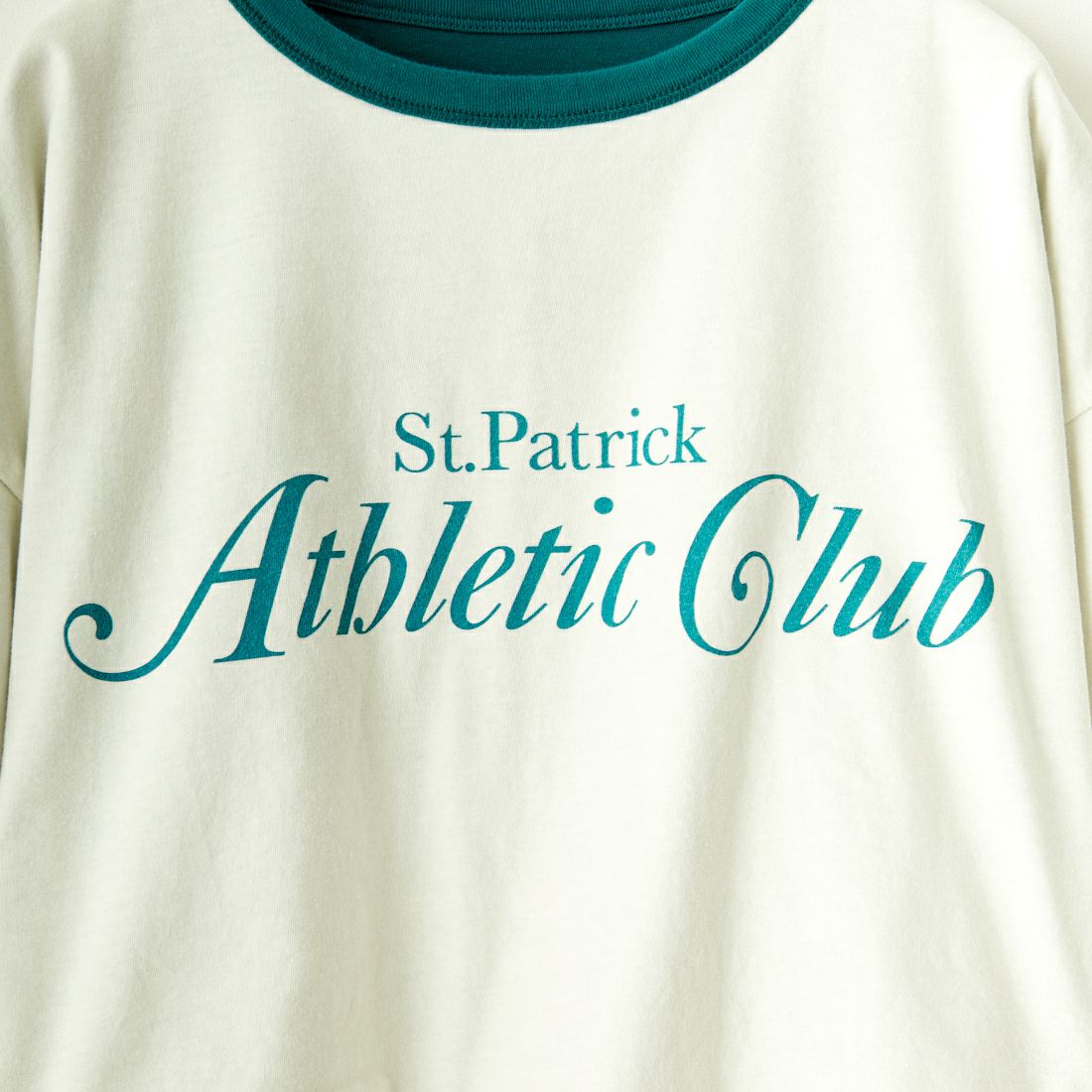 St.Johns 3rd club [セントジョンズサードクラブ] C.N Athletic Club Tシャツ [SJ24-04S] GRN/CRM