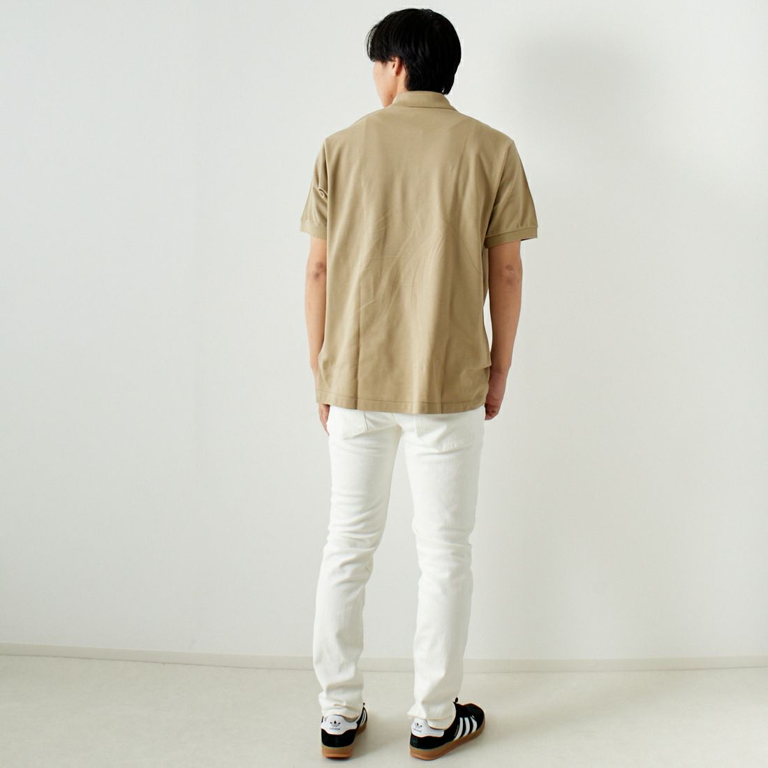 RED CARD TOKYO [レッドカード トーキョー] Rhythm スリムテーパードデニム [55786301WHT] WHITE &&モデル身長：179cm 着用サイズ：31&&