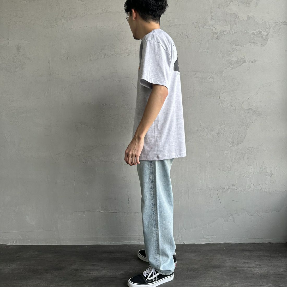 KELTY [ケルティ] 別注 バックプリントTシャツ [KE241W30IN01-JF] ｱｯｼｭ &&モデル身長：168cm 着用サイズ：M&&