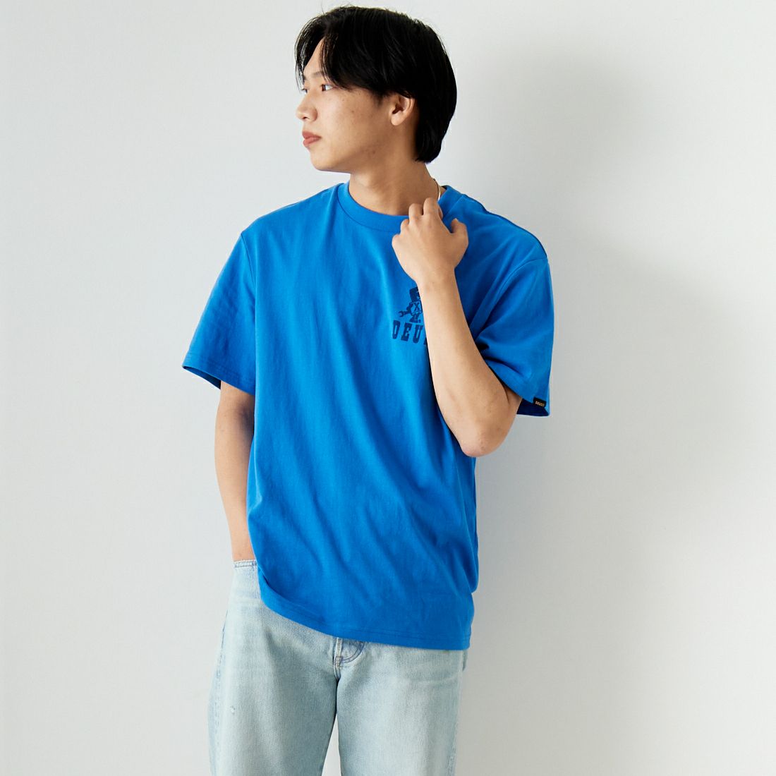 DEUS EX MACHINA [デウス エクス マキナ] OLD TOWN Tシャツ [DMP241250C] FRENCH BLU