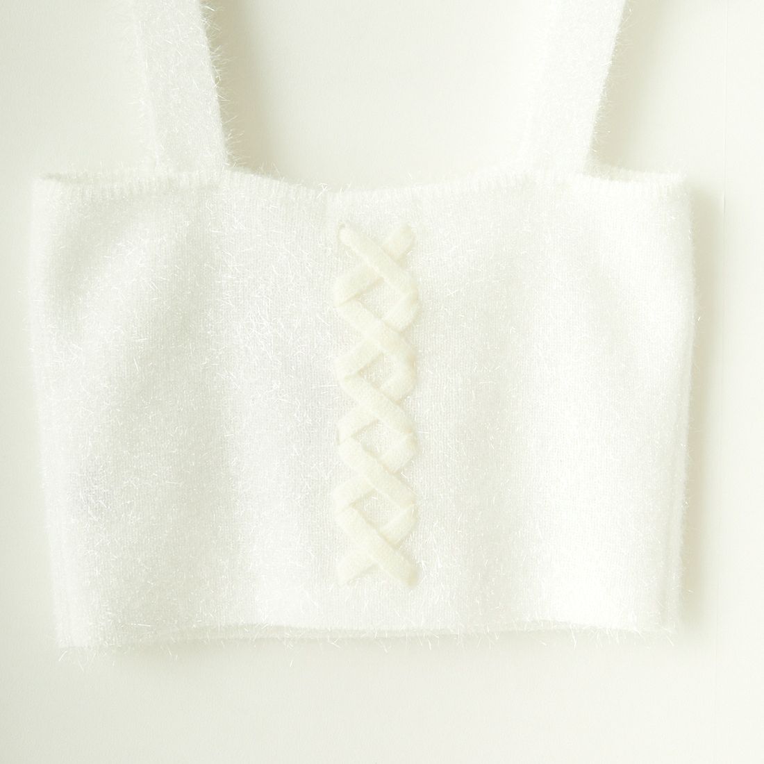 +81 BRANCA [ハチイチブランカ] ニットビスチェ [81B-24SS-K02] WHITE