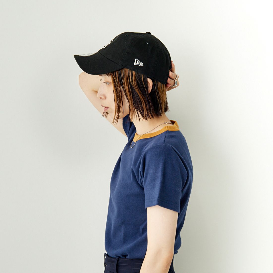 NEW ERA [ニューエラ] カジュアルクラシック シカゴホワイトソックス ミッドロゴキャップ [14109544] BLK