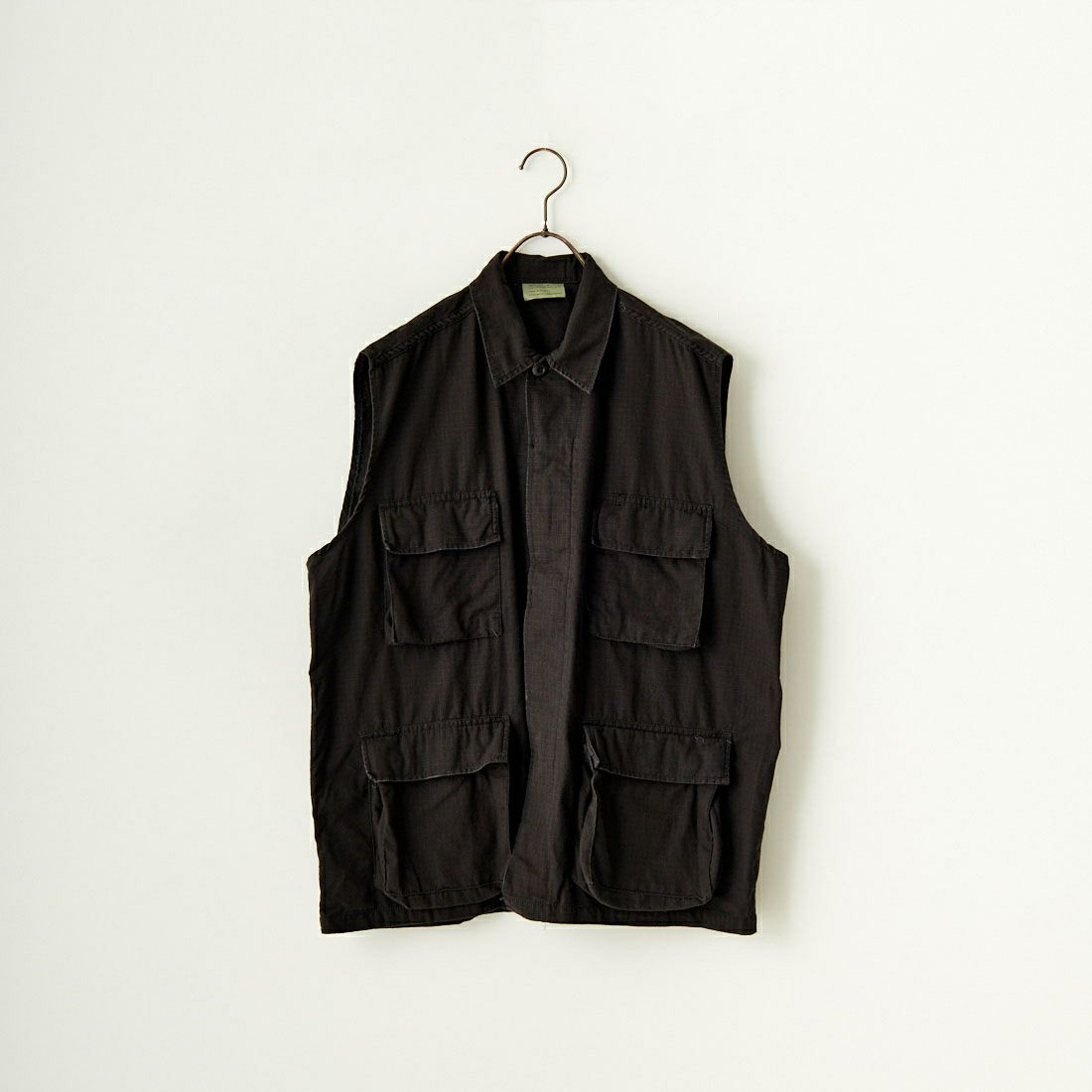 ROTHCO [ロスコ] BDUノースリーブシャツジャケット [BDSH-NOSLEEVE] BLACK