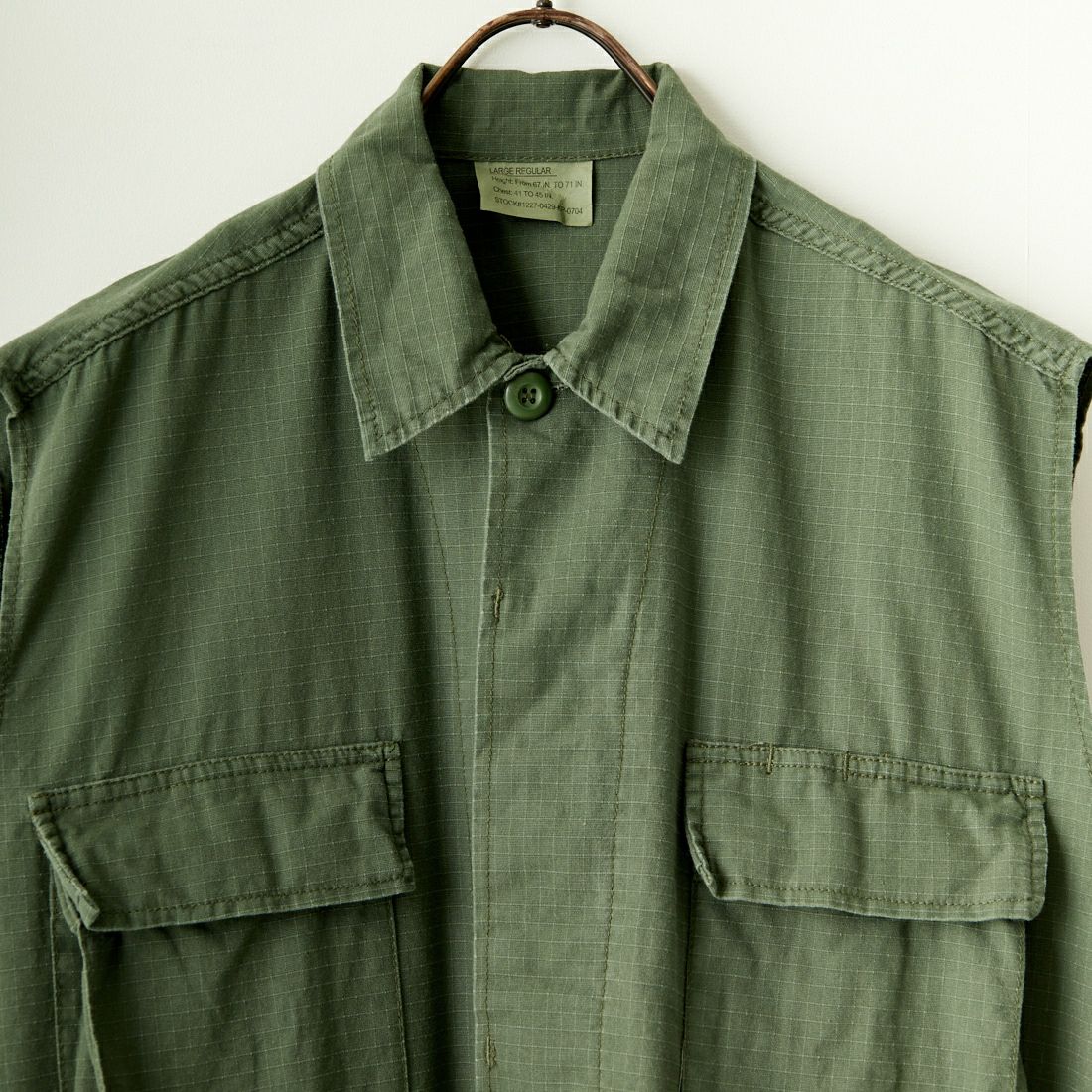 ROTHCO [ロスコ] BDUノースリーブシャツジャケット [BDSH-NOSLEEVE] OLIVE