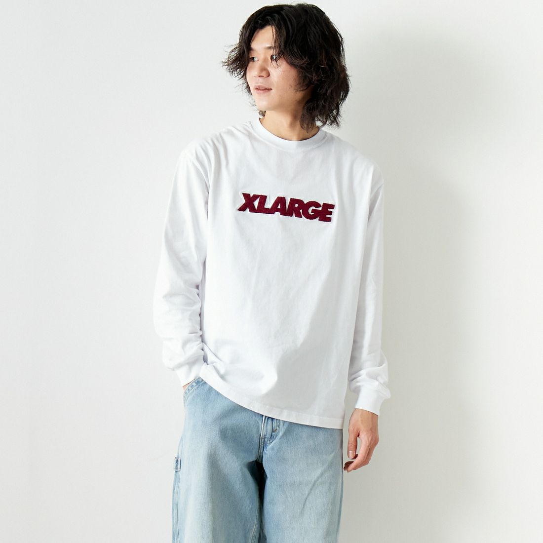 XLARGE [エクストララージ] スタンダードロゴ ロングスリーブTシャツ [101241011024]