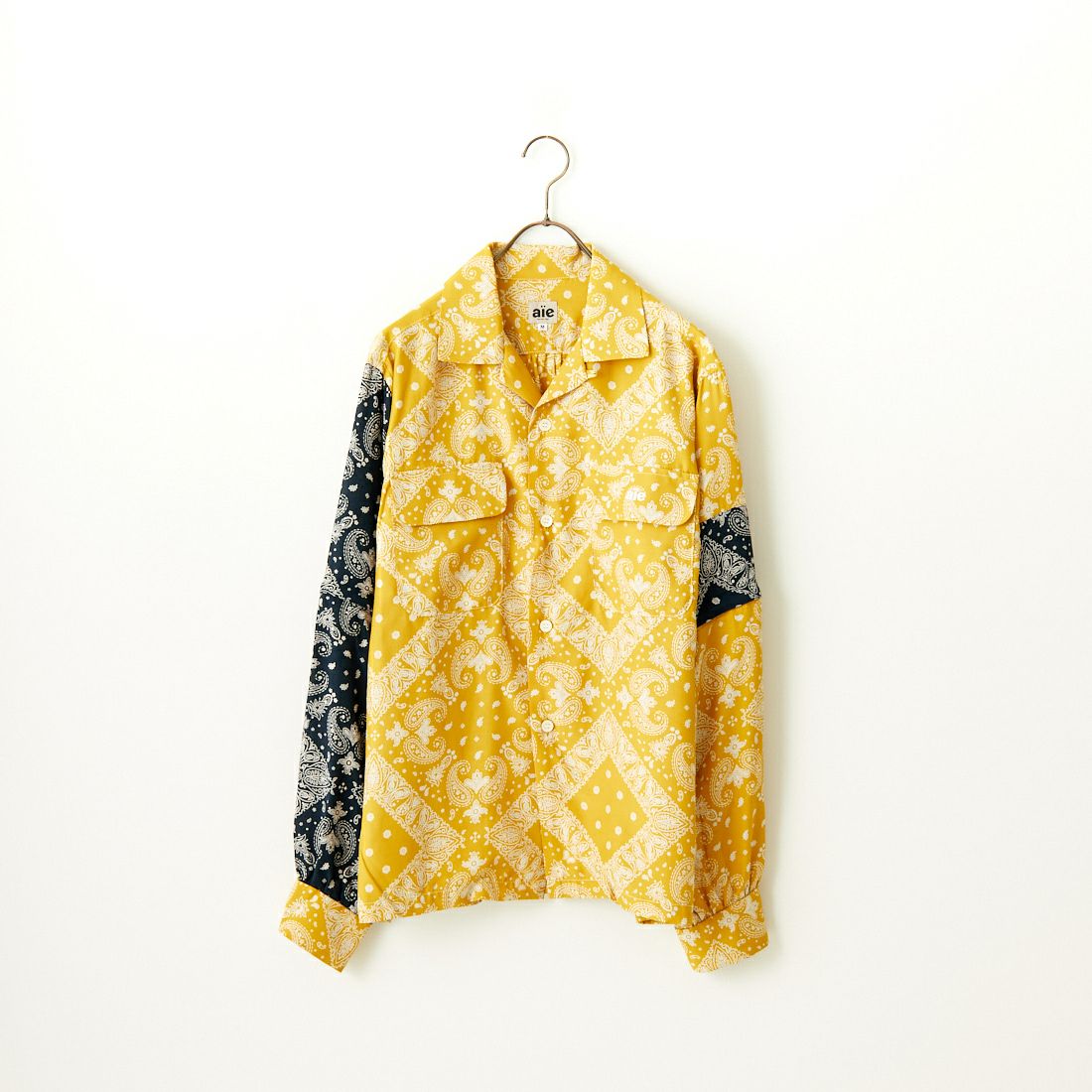AiE [エーアイイー] ペイズリープリント ZPCシャツ [OT731] BROWN