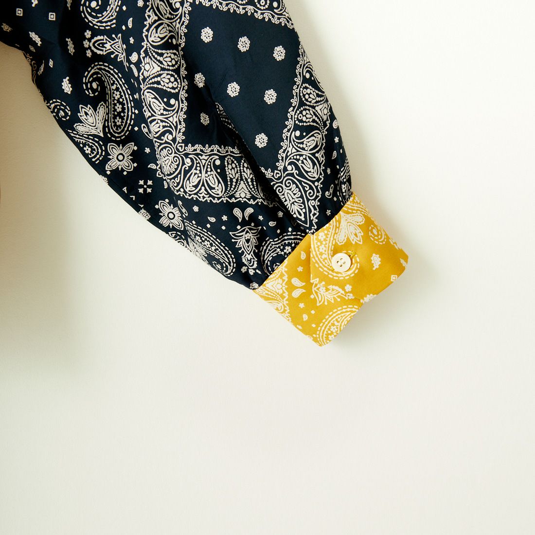 AiE [エーアイイー] ペイズリープリント ZPCシャツ [OT731] BROWN