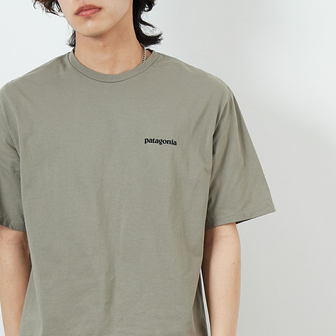patagonia [パタゴニア] ホーム ウォータートラウト オーガニックTシャツ [37547] RVGN &&モデル身長：179cm 着用サイズ：L&&