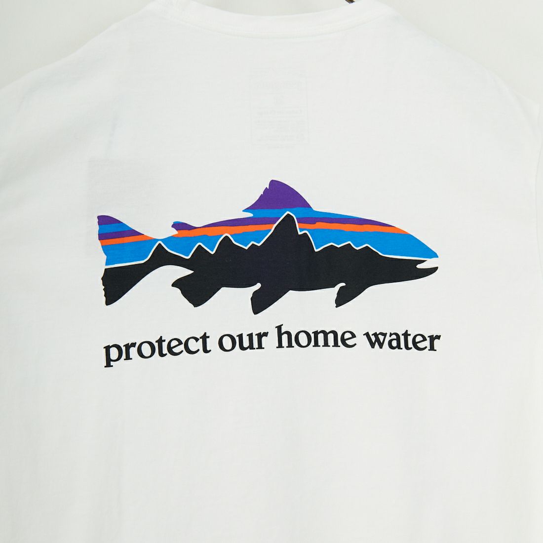 patagonia [パタゴニア] ホーム ウォータートラウト オーガニックTシャツ [37547] WHI