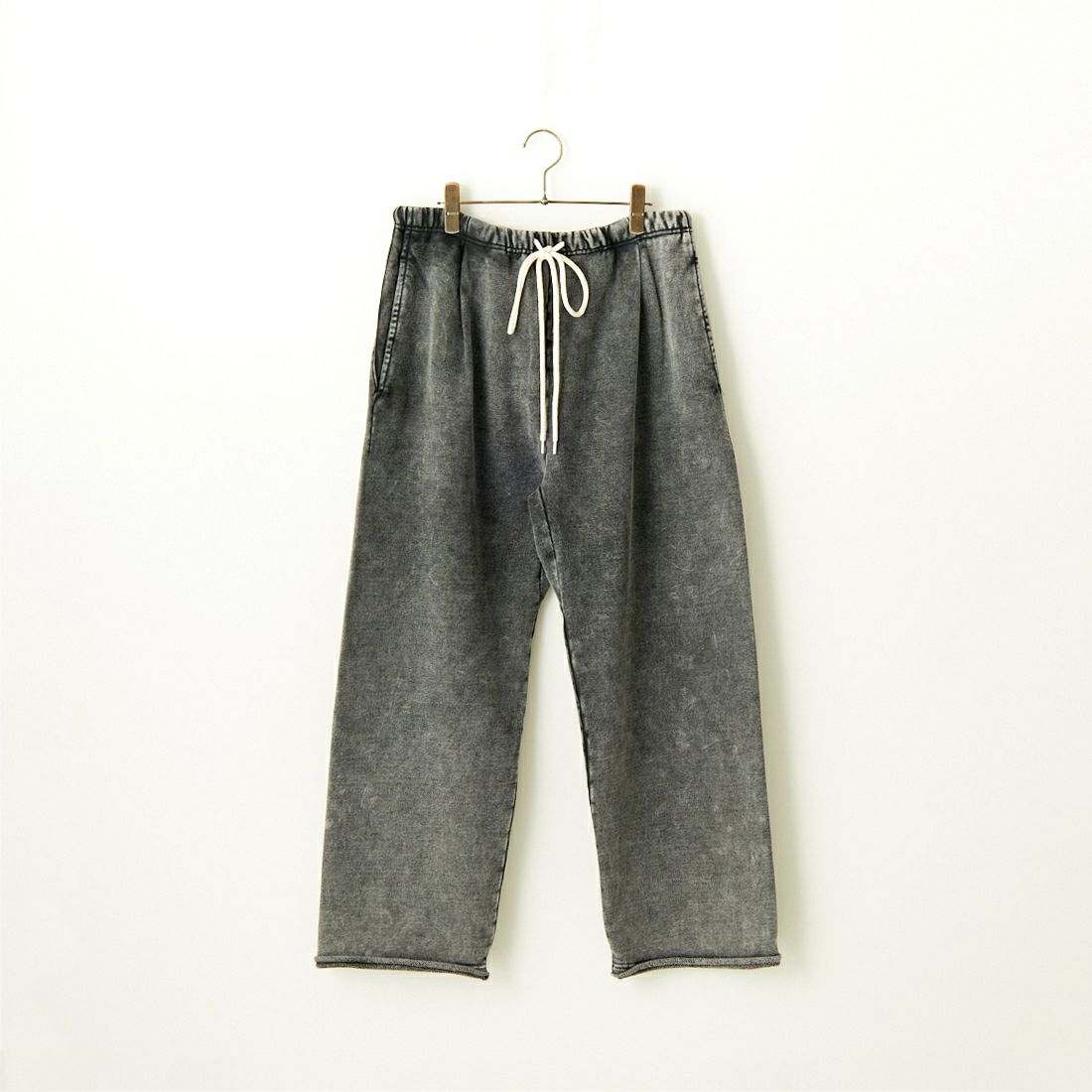 Jeans Factory Clothes [ジーンズファクトリークローズ] アシッド加工スウェットパンツ [2421-409IN] BLACK