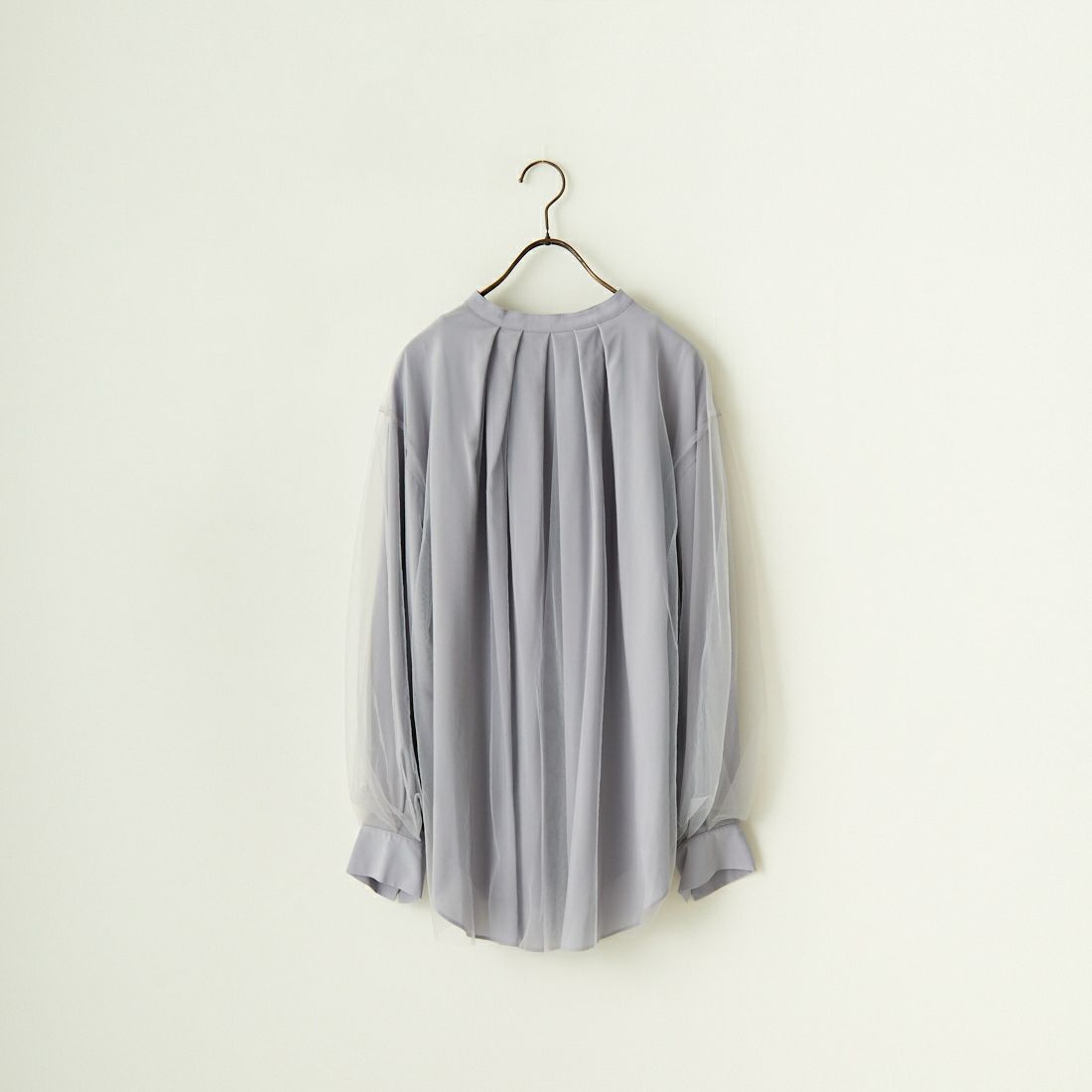 CHIGNON [シニヨン] チュールレイヤーシャツ [1641-011KK] GRAY