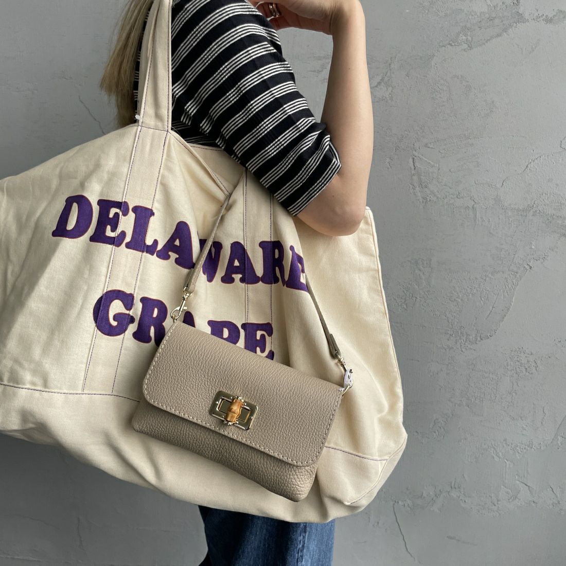 BAGMATI [バグマティ] ダックキャンバス トートバッグ [AN-230626] BEG/DELAWA