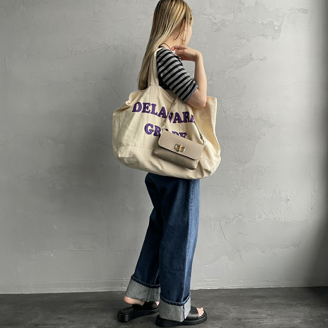 BAGMATI [バグマティ] ダックキャンバス トートバッグ [AN-230626] BEG/DELAWA