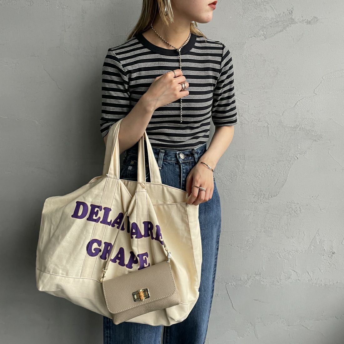 BAGMATI [バグマティ] ダックキャンバス トートバッグ [AN-230626] BEG/DELAWA