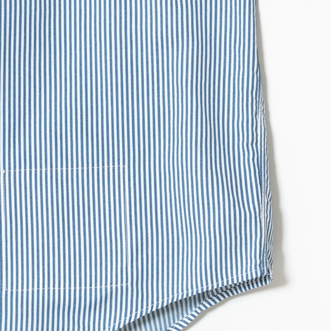 BURLAP OUTFITTER [バーラップ アウトフィッター] ストライプ ボタンダウンシャツ [GNERAL-BD-SHIRT-PRI] WHT/BLU ST