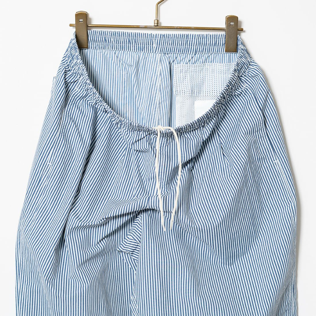 BURLAP OUTFITTER [バーラップ アウトフィッター] プリントトラックパンツ [TRACK-PANT-PRINTED] WHT/BLU ST