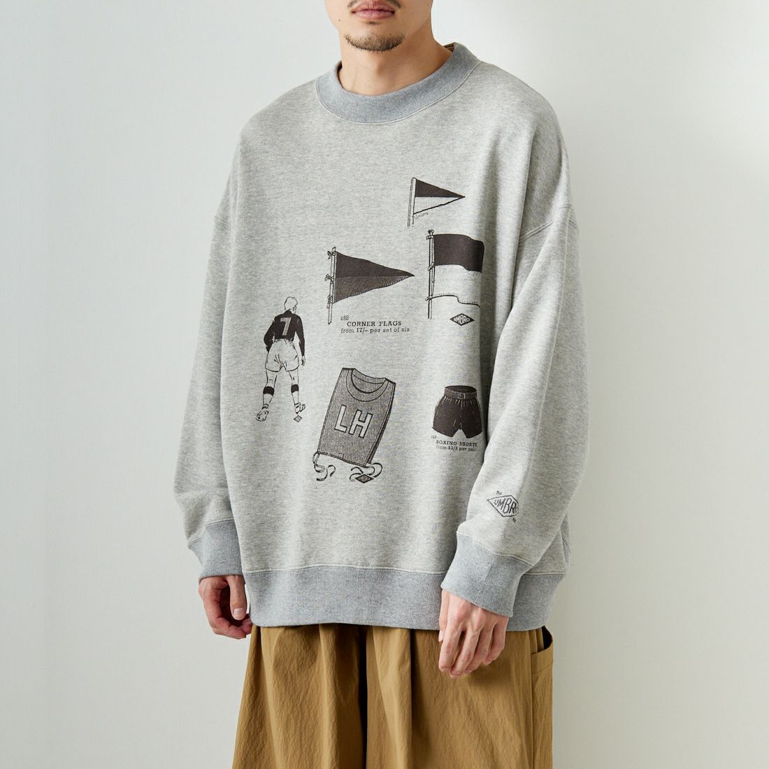 GREY&&モデル身長：168cm 着用サイズ：L&&